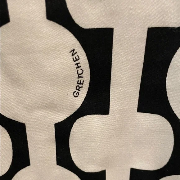 Gretchen Scott Designs Black and White Skirt with Pink Trim - Picture 2 of 4